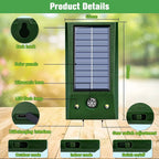 Solar Ultrasonic Motion-Detect Bird Repellent