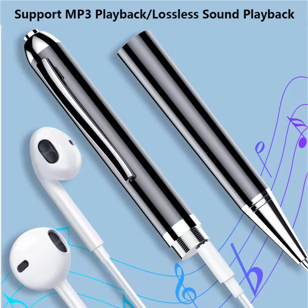 Stealth Wisp Discreet Voice Activated Pen Recorder For Covert Surveillance