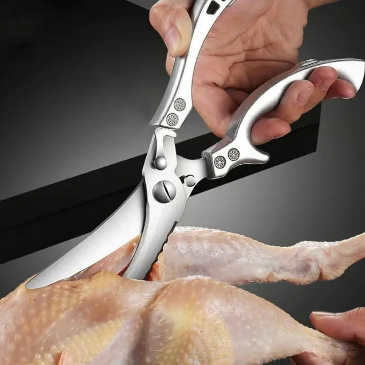 Ironclad Kitchen Scissors - Stainless Steel And Effortless Cutting