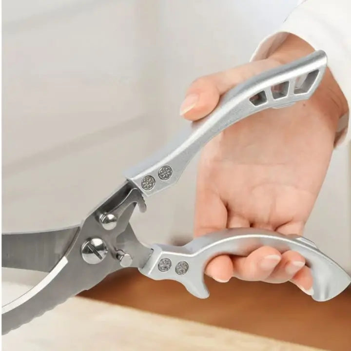 Ironclad Kitchen Scissors - Stainless Steel And Effortless Cutting