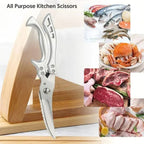 Ironclad Kitchen Scissors - Stainless Steel And Effortless Cutting