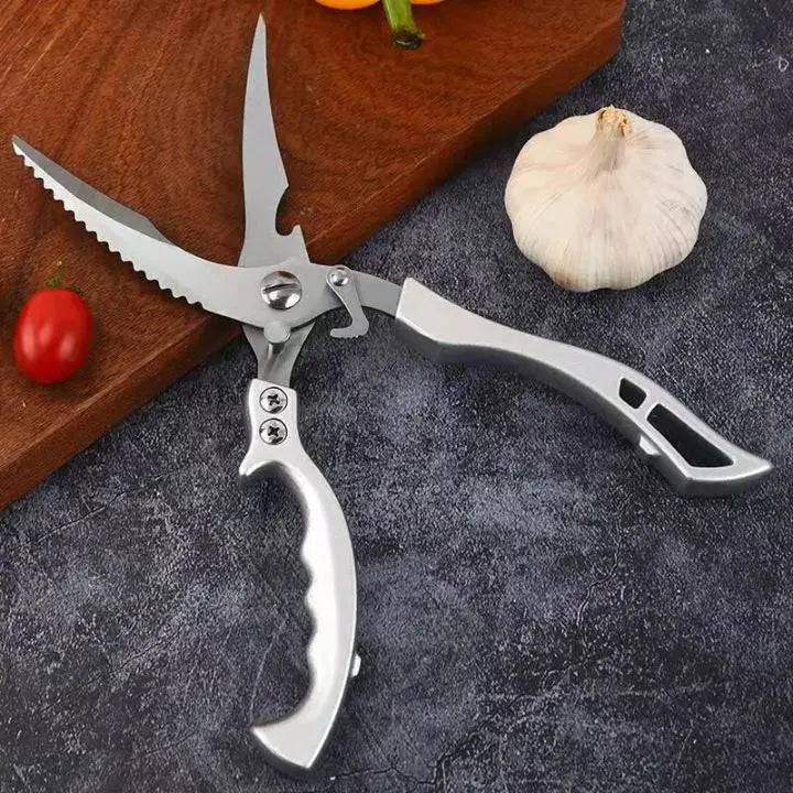 Ironclad Kitchen Scissors - Stainless Steel And Effortless Cutting