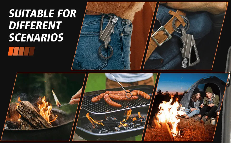 TrailGuard Robust Survival Fire Starter With Bottle Opener For On The Go