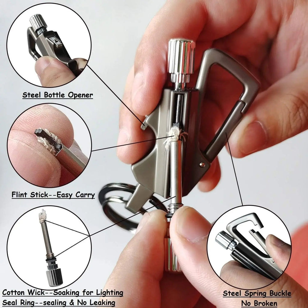TrailGuard Robust Survival Fire Starter With Bottle Opener For On The Go