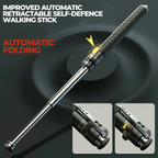 NovaStride Automatic Hiking Walking Stick Safety Trekking Pole With LED Light