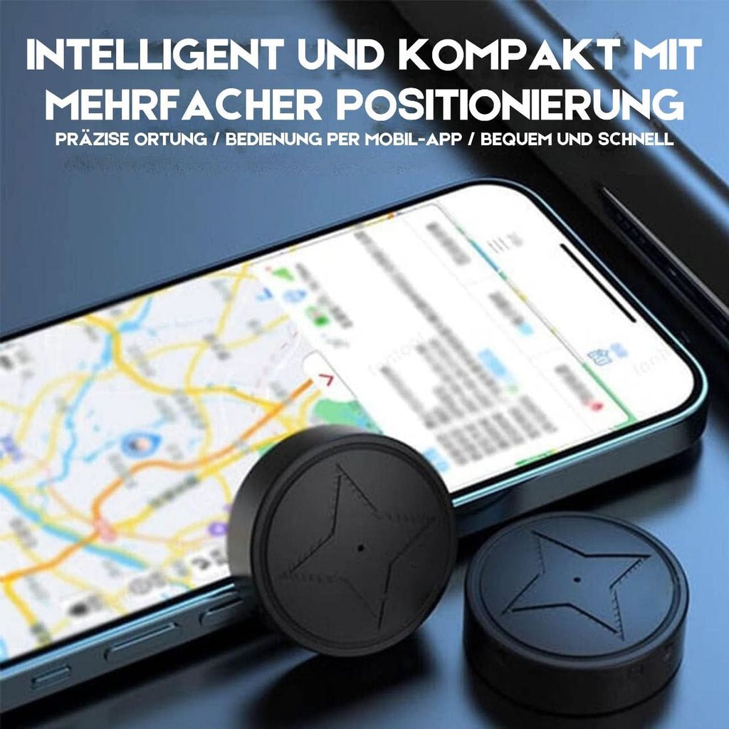 Compact GPS tracker with magnetic mount