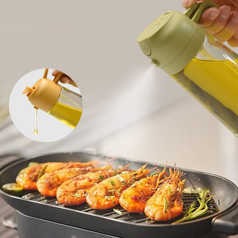 AeroChef 2-In-1 Glass Oil Sprayer and Dispenser Kitchen Pouring Tool