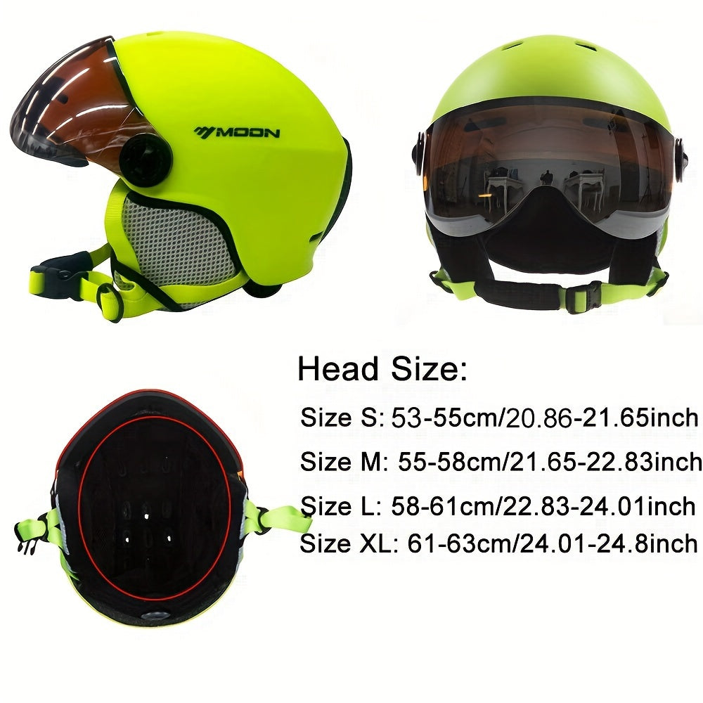 SummitGuard Ski Helmet With Removable Parts Safe And Comfortable For Outdoor Use