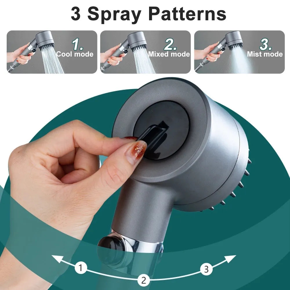 AquaPulse Shower Head Increased Pressure Spa Experience