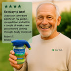 LawnNova Hydro Mousse Spray-On Grass Seed For Patchy Lawns And High-Traffic Areas