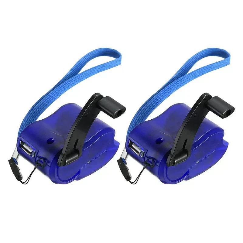 NovaCharge Portable Hand Crank Emergency Charger With USB And LED