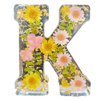 FloraGlow Dried Flower Letters Night Light For Home Decor