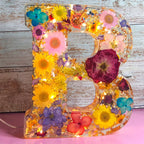 FloraGlow Dried Flower Letters Night Light For Home Decor