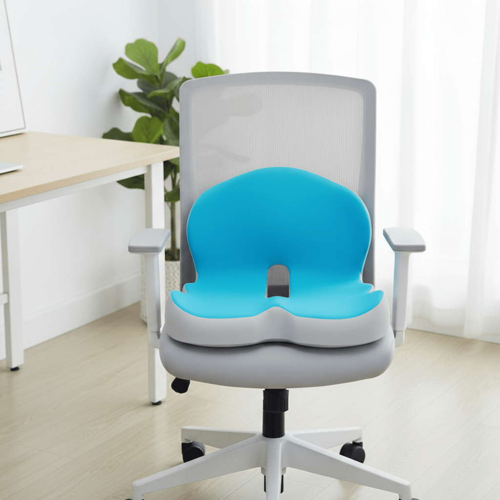 Premium memory foam cushion for posture & comfort