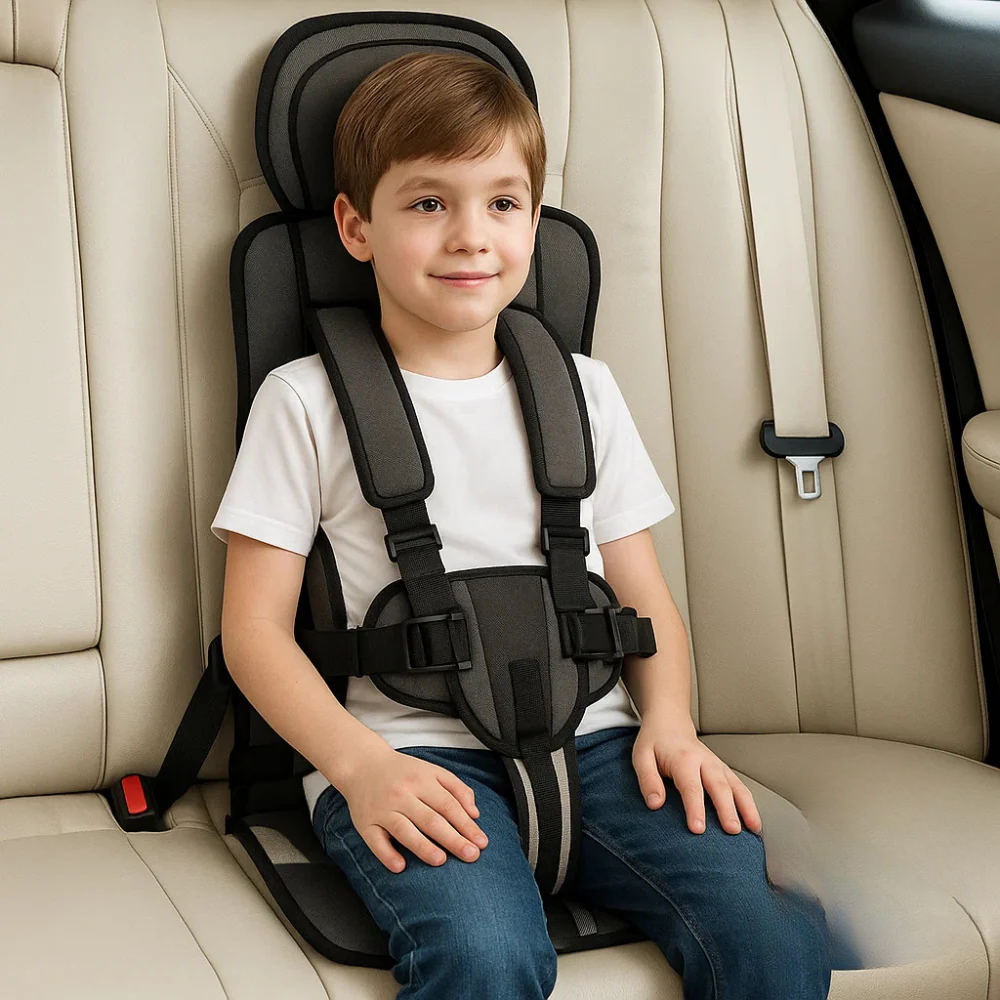 AuroraSafe Safety Seat Portable Car Seat For Ages 1 To 14