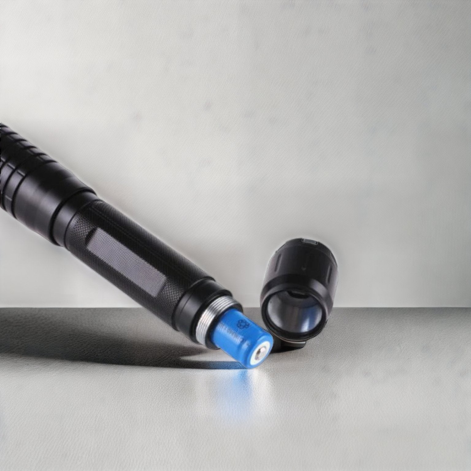 NovaBeam Blue Beam Laser Torch 450nm 5000m Range Aluminum Chassis Thermal Ignition