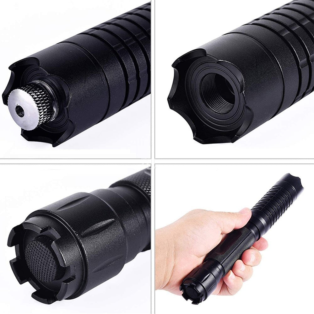 NovaBeam Blue Beam Laser Torch 450nm 5000m Range Aluminum Chassis Thermal Ignition