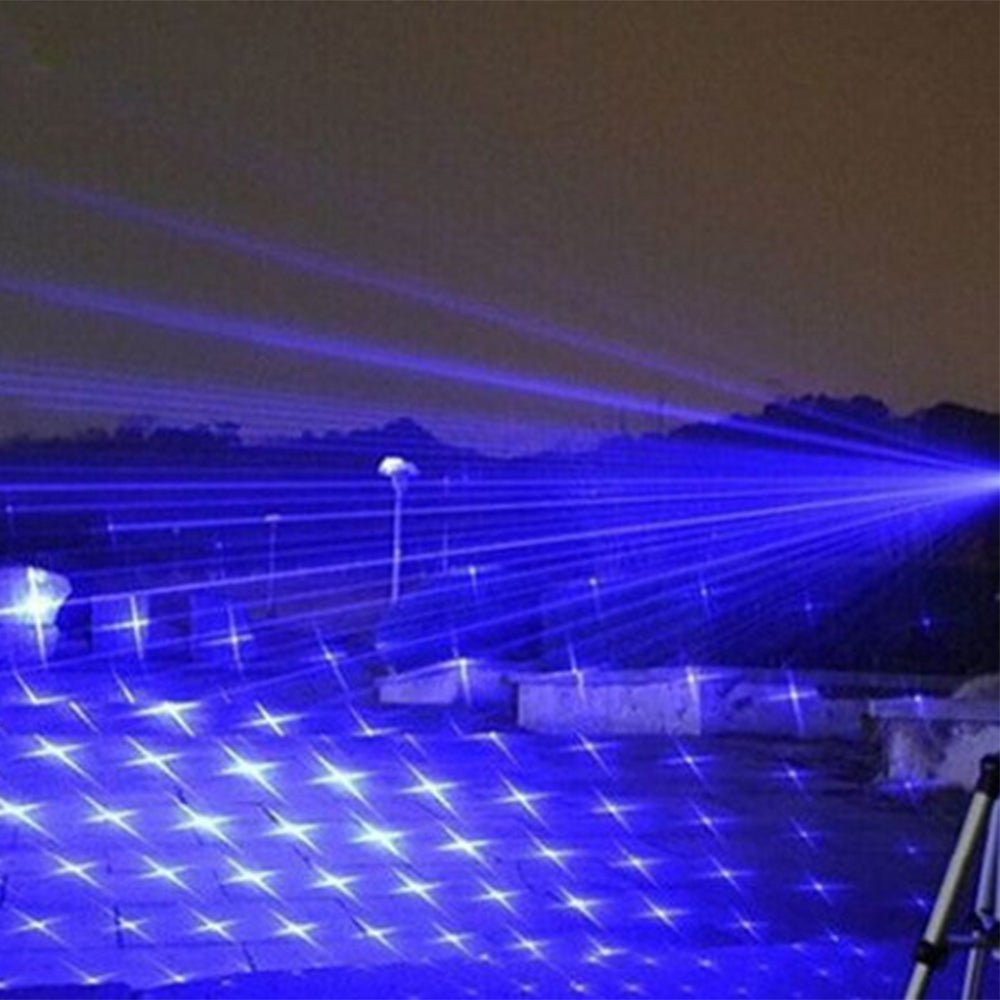 NovaBeam Blue Beam Laser Torch 450nm 5000m Range Aluminum Chassis Thermal Ignition
