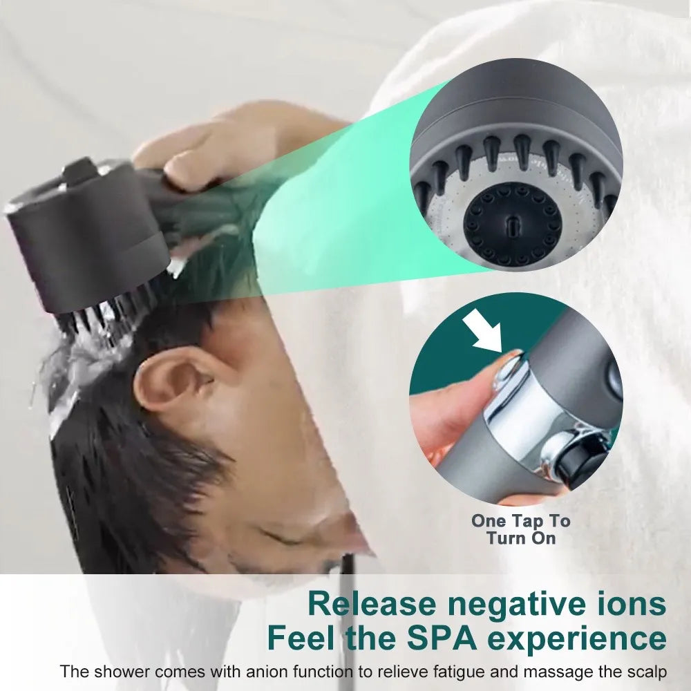 AquaPulse Shower Head Increased Pressure Spa Experience