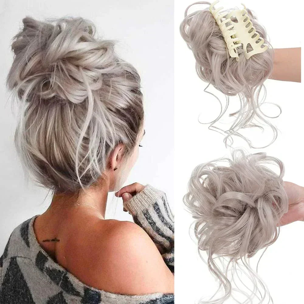 NovaTress Instant Curled Bun Hair Clip Standalone Accessory
