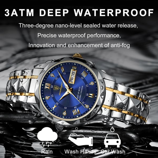 AstraLux Waterproof Luxury Men's Wristwatch With Luminous Function
