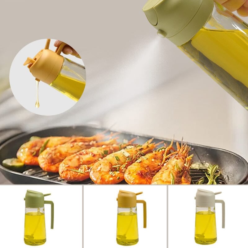 AeroChef 2-In-1 Glass Oil Sprayer and Dispenser Kitchen Pouring Tool