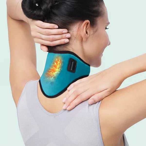 NovaFlex Heated Cervical Collar With Neck Heating Band For Pain And Headache Relief