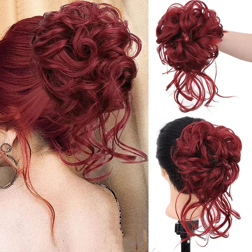 NovaTress Instant Curled Bun Hair Clip Standalone Accessory