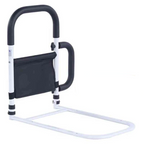 Bed Rail for Elderly - Reinforced Steel - Padded Grip - Tool-Free - Regular, Side & Adjustable