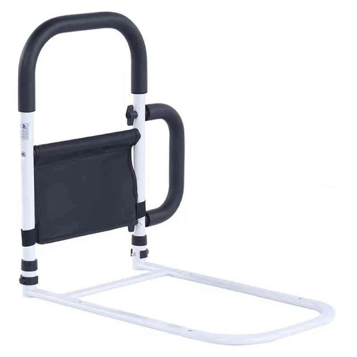 Bed Rail for Elderly - Reinforced Steel - Padded Grip - Tool-Free - Regular, Side & Adjustable