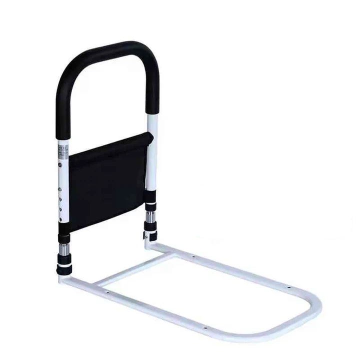 Bed Rail for Elderly - Reinforced Steel - Padded Grip - Tool-Free - Regular, Side & Adjustable
