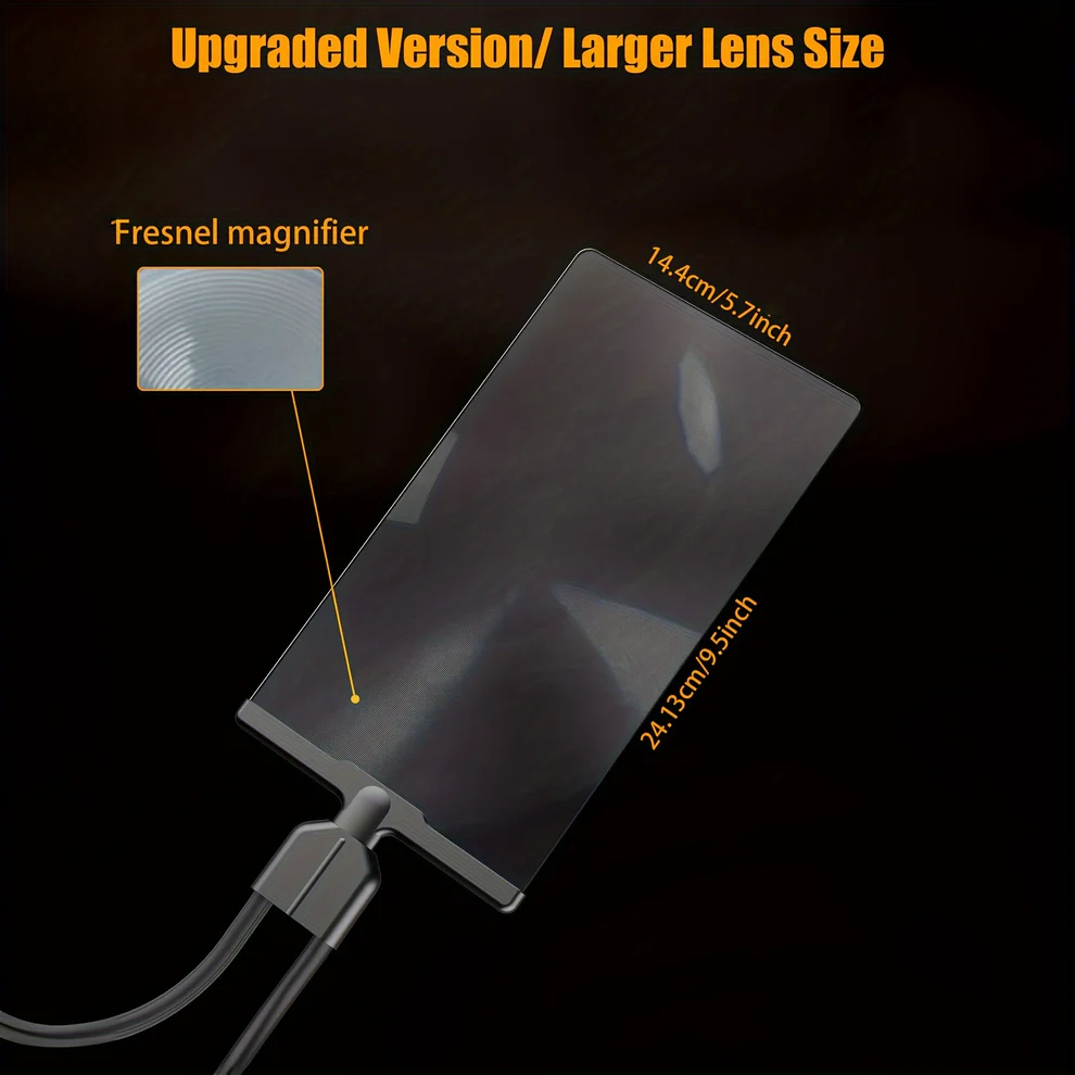 NovaRead Hands Free Magnifying Glass With Flexible Neck For Easy Reading