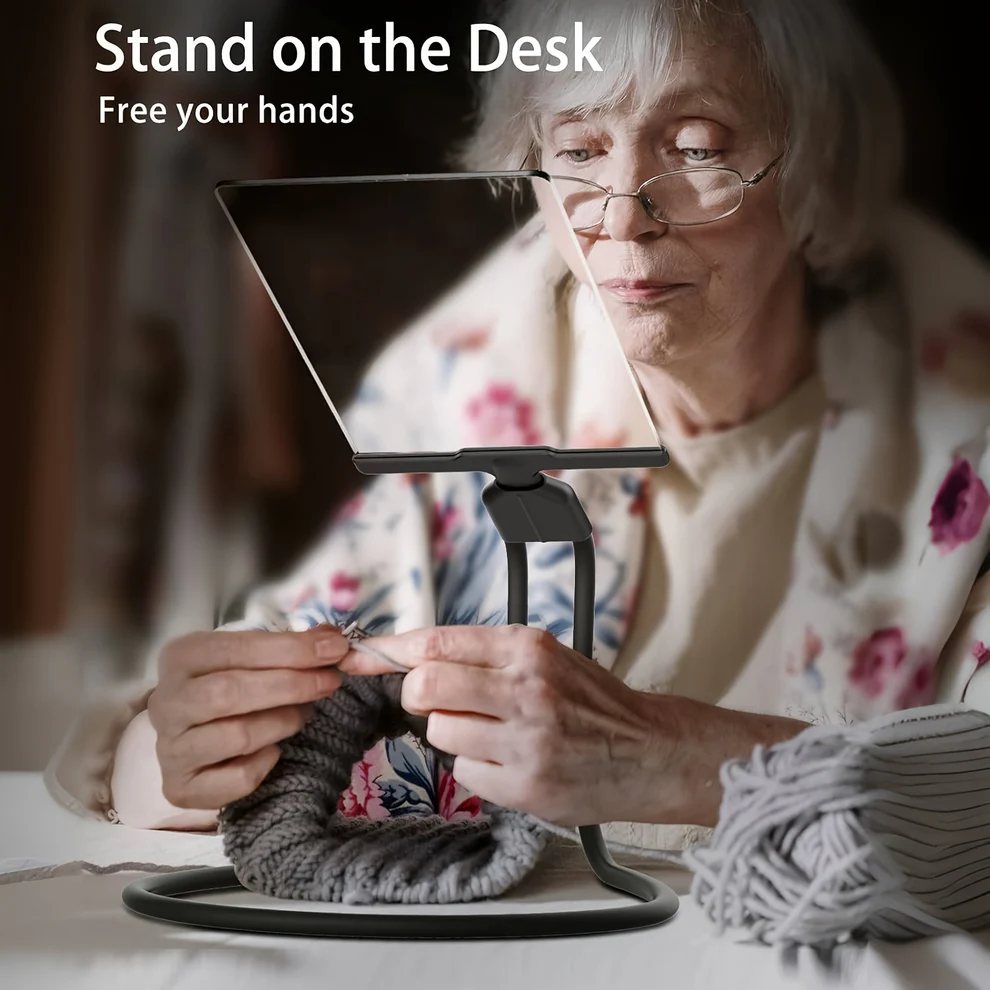 NovaRead Hands Free Magnifying Glass With Flexible Neck For Easy Reading