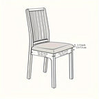 Stretch Jacquard Chair Covers for Instant Dining Chair Renewal