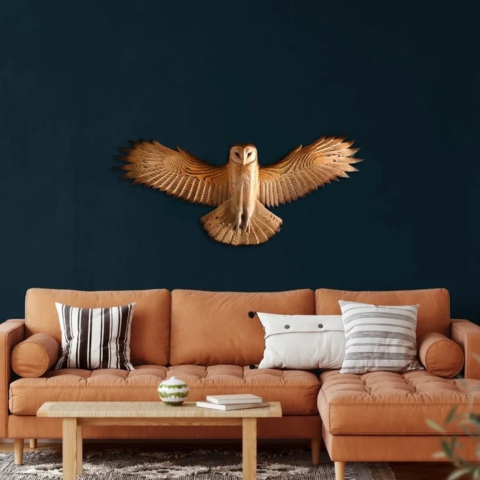 Majestic Owl Wall Art for Nature-Inspired Home Décor