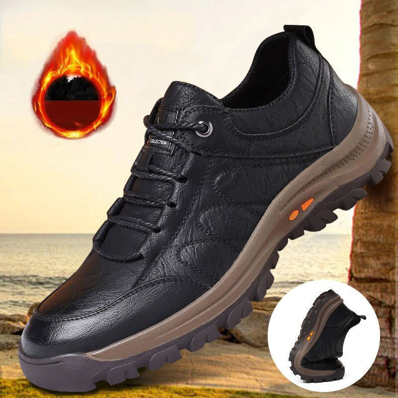 Momentum Men’s Orthopedic Leather Shoes - Supportive Comfort
