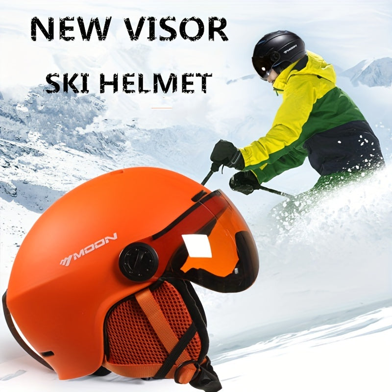 SummitGuard Ski Helmet With Removable Parts Safe And Comfortable For Outdoor Use