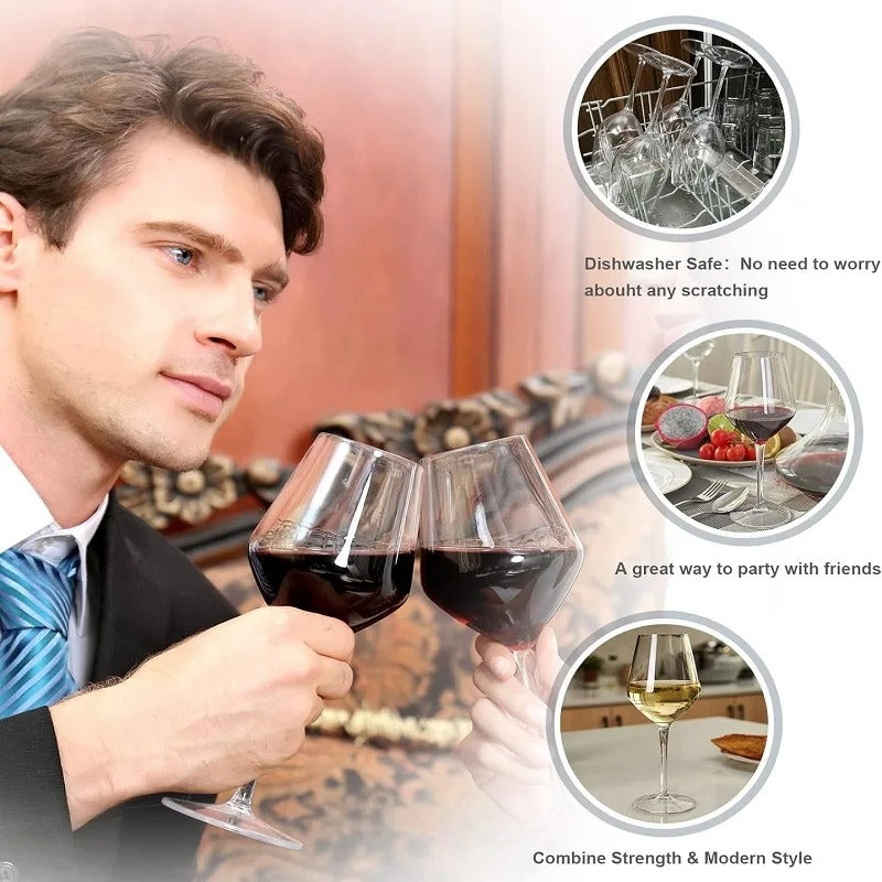 Reusable Wine Glass Set for Elegant Indoor and Outdoor Entertaining