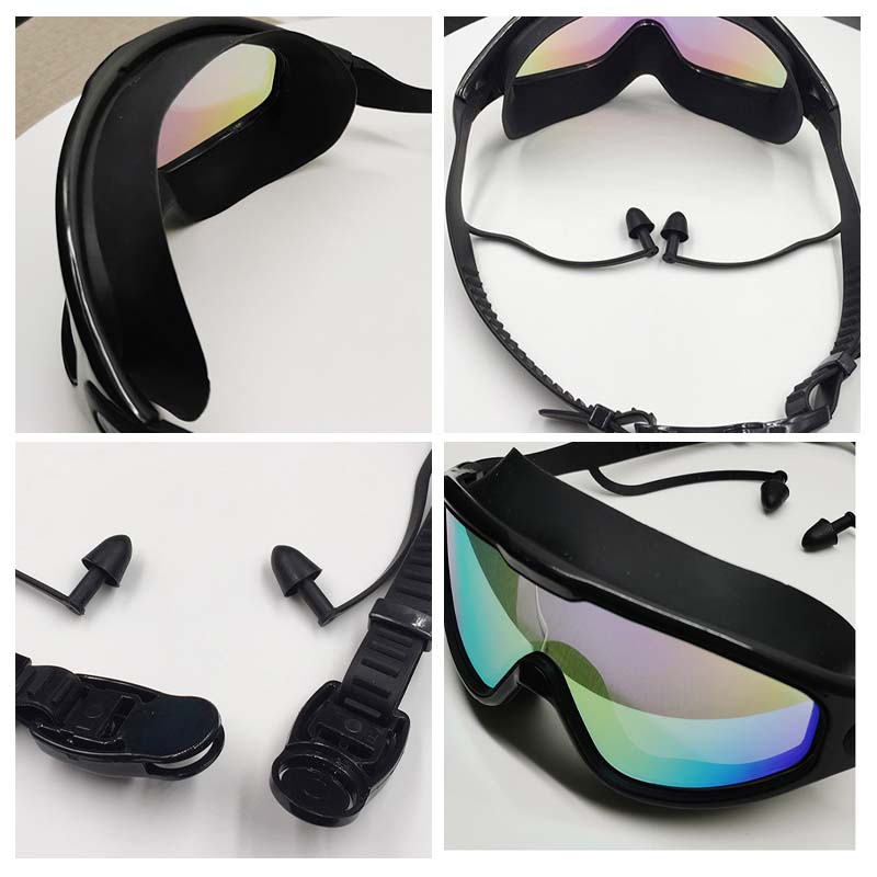 AquaVista Wide View Anti-Fog Swim Goggles For Adults
