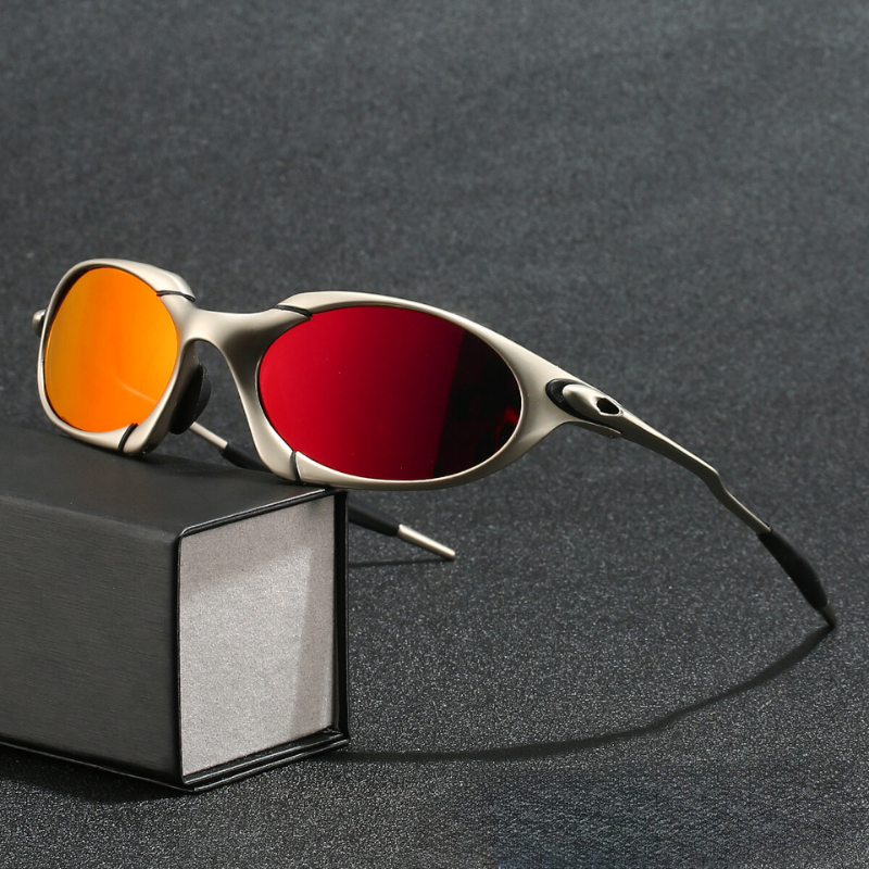AeroPulse Men's Sport Polarised Sunglasses With Lightweight Metal Frame UV Protection