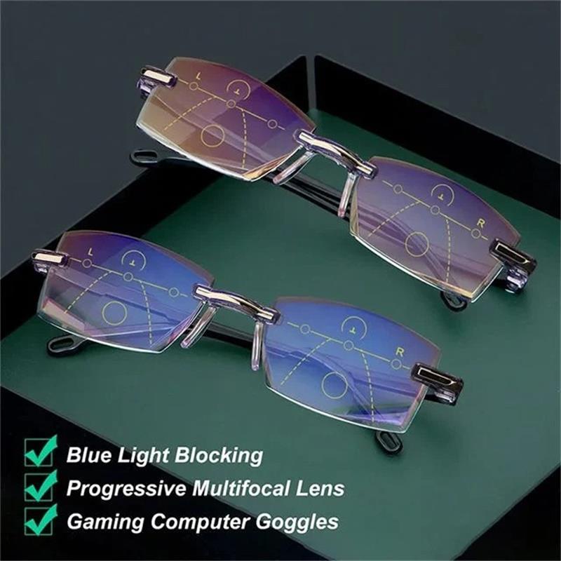 LumaSight Glasses With Blue Light Filter And Multifocal Strength BrightGuard