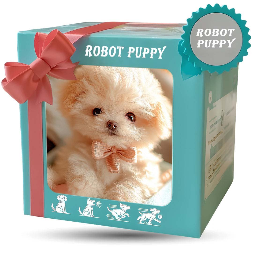 WarmPup Smart Robot Puppy Dog Ideal Gift for Kids and Seniors