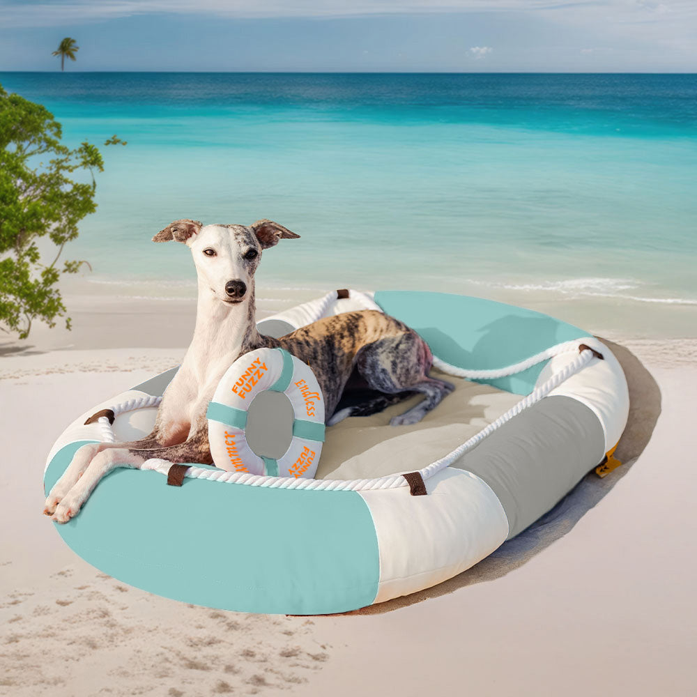 Pool Float Pet Bed for Summer Relaxation