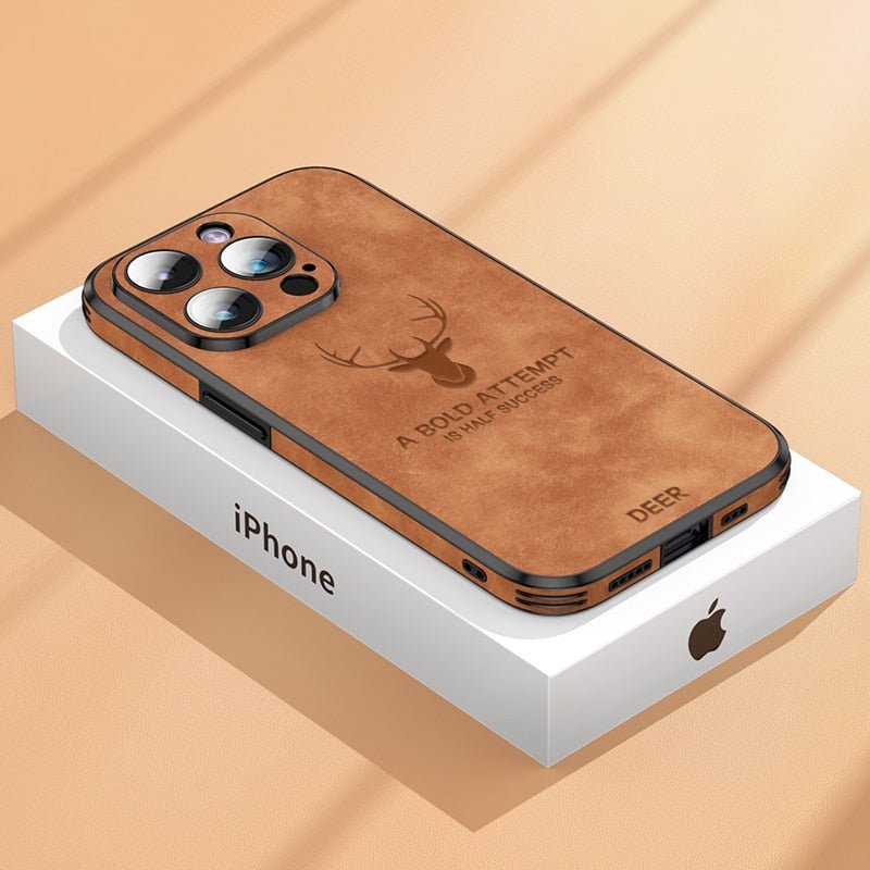 NovaGuard Leather Luxury IPhone Case With Shock Protection