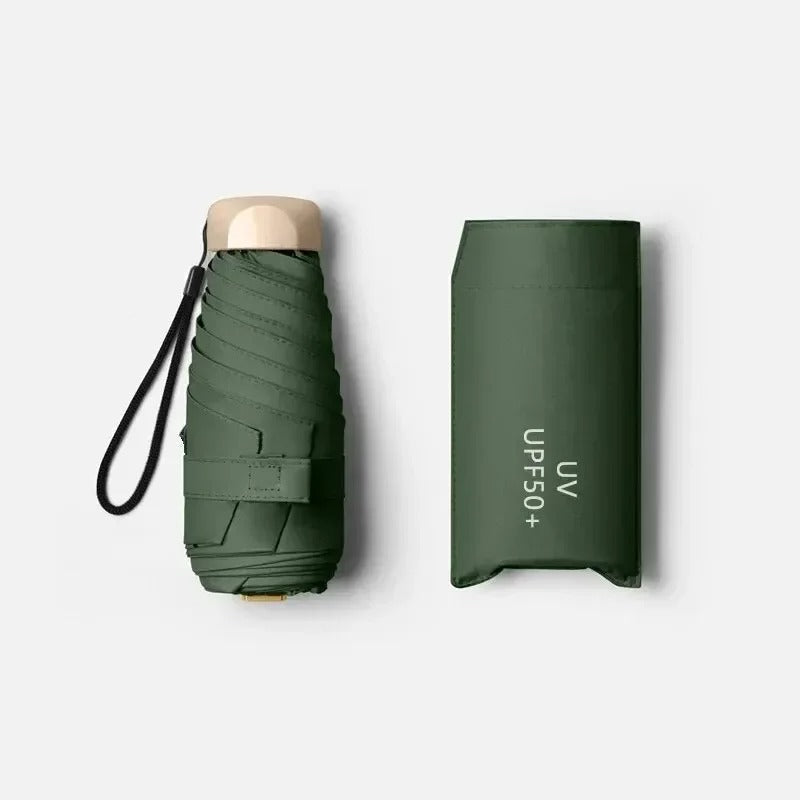 Solara Foldable Mini Umbrella Compact UV Protection And Wind Resistant