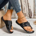 OrthoStride Women's Orthopedic Hallux Valgus Correction Leather Sandals