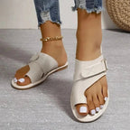 OrthoStride Women's Orthopedic Hallux Valgus Correction Leather Sandals