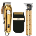 LuxeClip Pro Gold Cordless Hair Clippers For Men Set