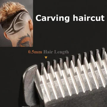 LuxeClip Pro Gold Cordless Hair Clippers For Men Set