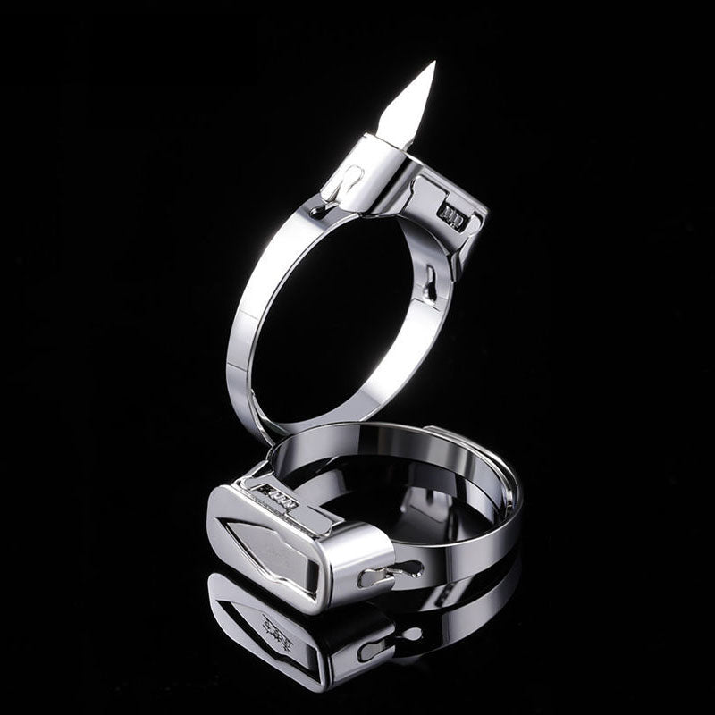 Stainless Steel Survival Self Defense Ring For Everyday Wear